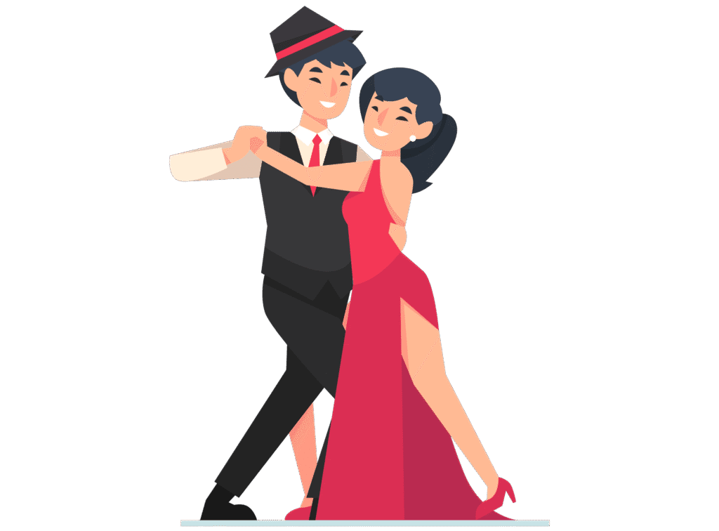couple dancing icon