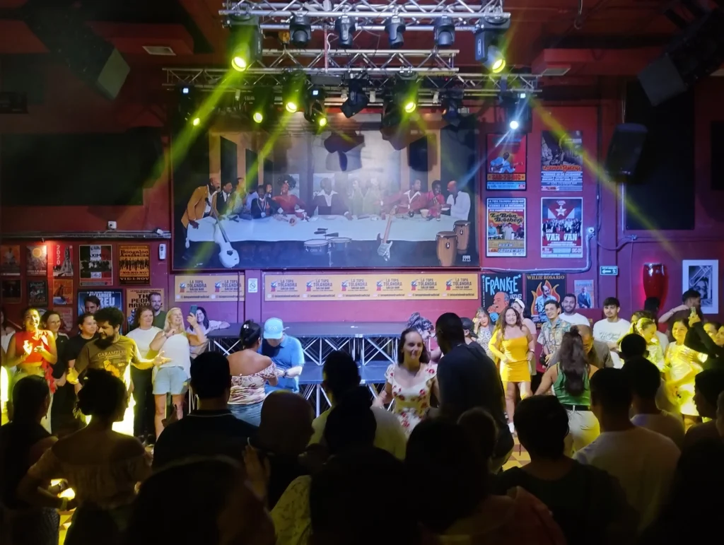 Salsa night at la Topa